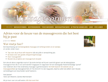 Tablet Screenshot of massagevormen.nl